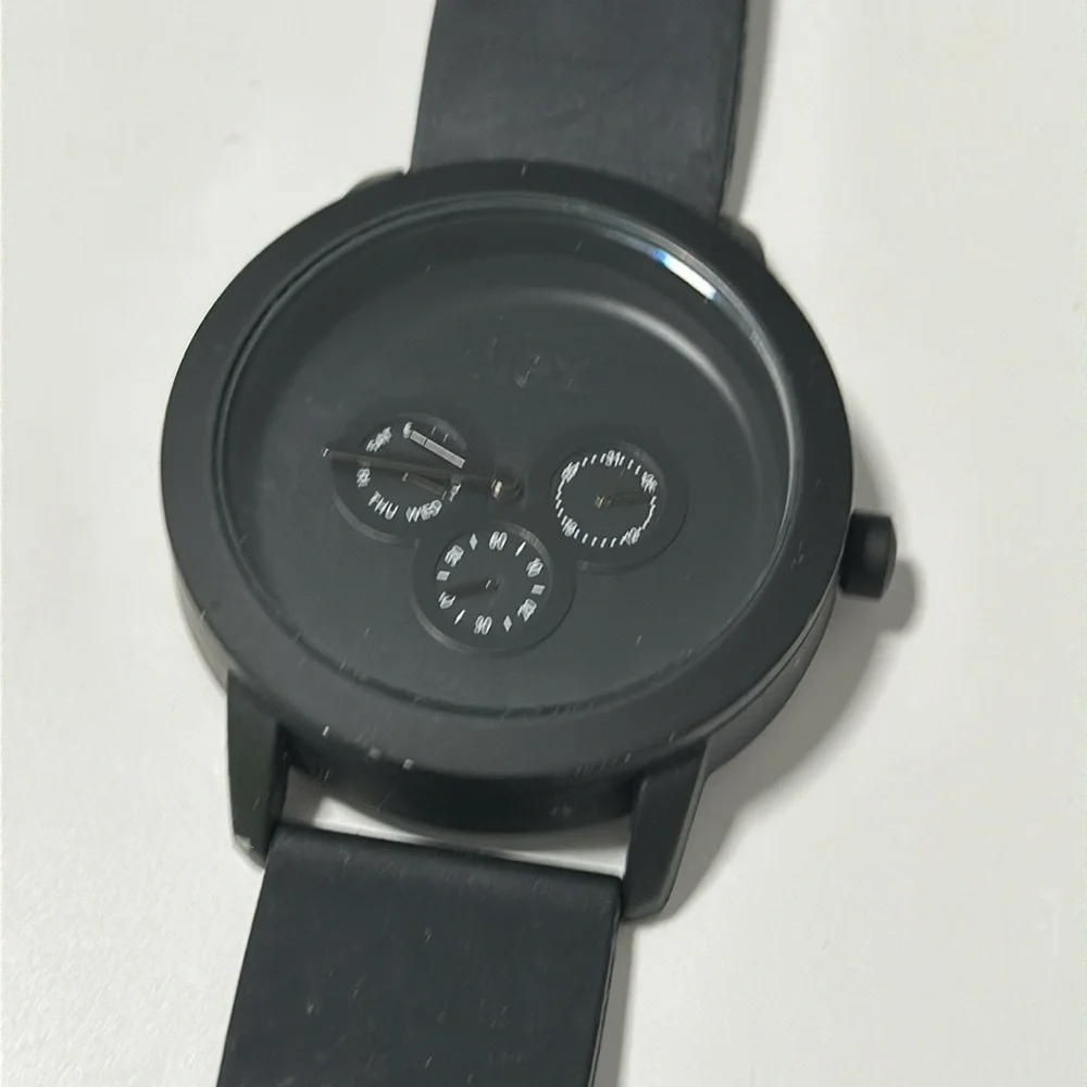 ❤️ Flex Fit Watch Black Sports Band 3ATM
